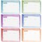Juvale 60-Pack 4x6 Recipe Cards Double Sided, Colored Recipe Index Cards for Cooking and Kitchen Organization, Restaurants, Cafes, Diners, Watercolor Design, Bulk Pack